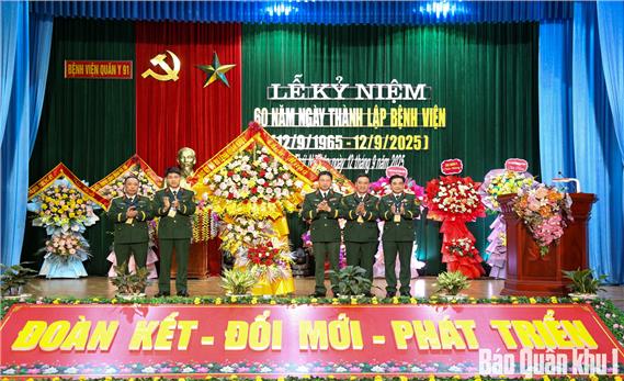 Bệnh viện Quân y 91 kỷ niệm 60 năm Ngày truyền thống